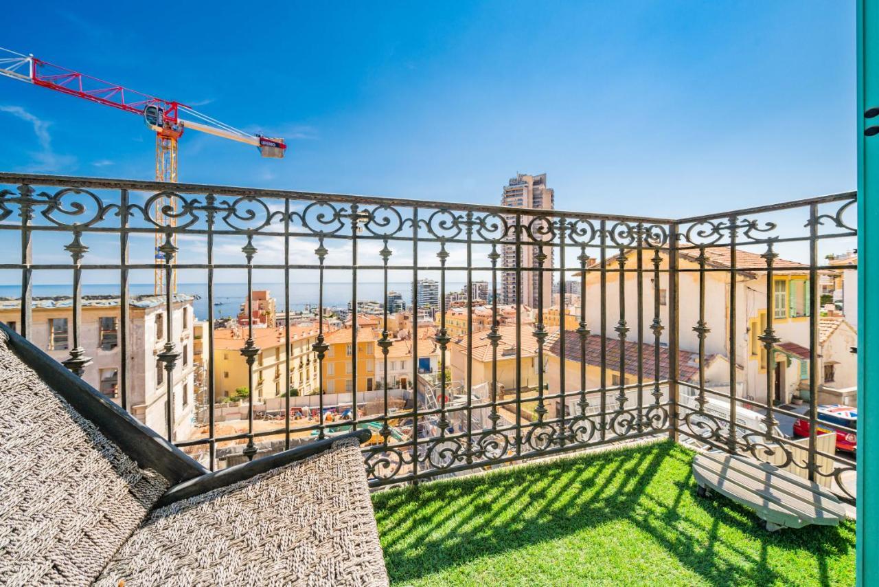 Frontiere De Monaco - Balconnet Vue Mer - Ba Daire Beausoleil Dış mekan fotoğraf